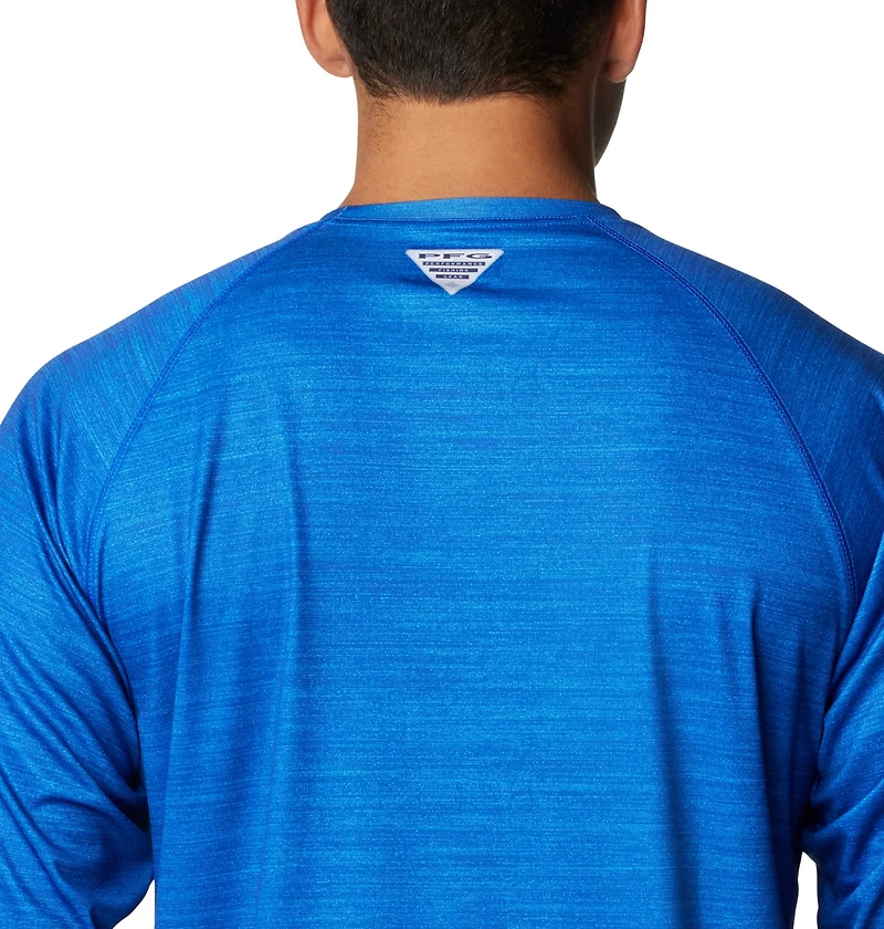 Columbia Sportswear Men's University of Kentucky PFG Terminal Tackle Heather Long Sleeve Shirt