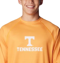 Columbia Sportswear Men's University of Tennessee PFG Terminal Tackle Heather Long Sleeve Shirt