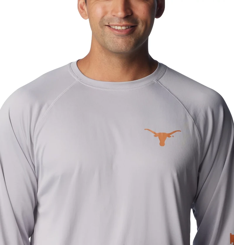Columbia Sportswear Men's University of Texas Terminal Tackle Long Sleeve T-shirt