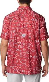 Columbia Sportswear Men's University of Alabama Super Slack Tide Fish Fan Button Down Shirt