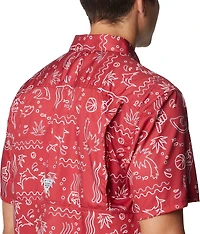 Columbia Sportswear Men's University of Alabama Super Slack Tide Fish Fan Button Down Shirt