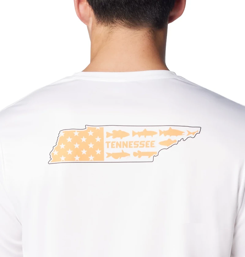 Columbia Sportswear Men's University of Tennessee Flag Terminal Tackle T-shirt