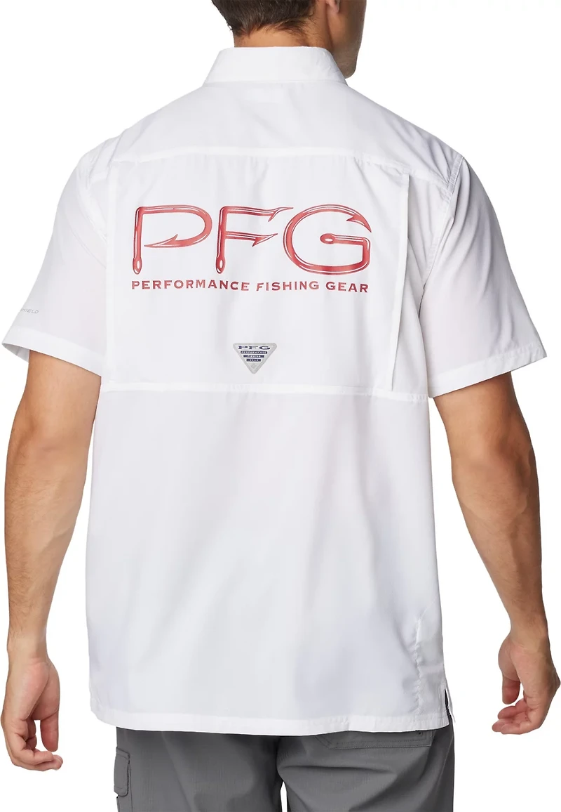 Columbia Sportswear Men's University of Alabama PFG Slack Tide Camp Button Down Shirt