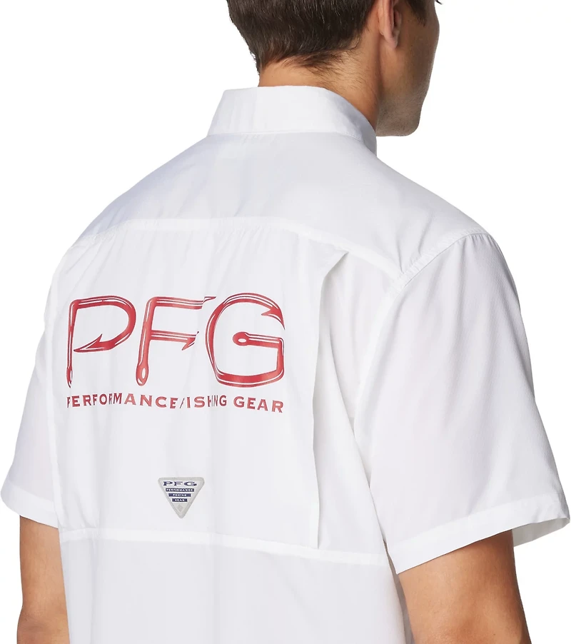 Columbia Sportswear Men's University of Alabama PFG Slack Tide Camp Button Down Shirt