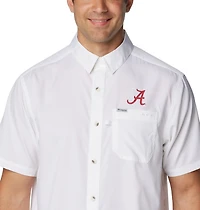 Columbia Sportswear Men's University of Alabama PFG Slack Tide Camp Button Down Shirt