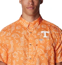 Columbia Sportswear Men's University of Tennessee Super Slack Tide Fish Fan Button Down Shirt