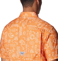 Columbia Sportswear Men's University of Tennessee Super Slack Tide Fish Fan Button Down Shirt