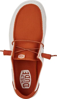 HEYDUDE Women's University of Texas Wendy Slip-On Shoes