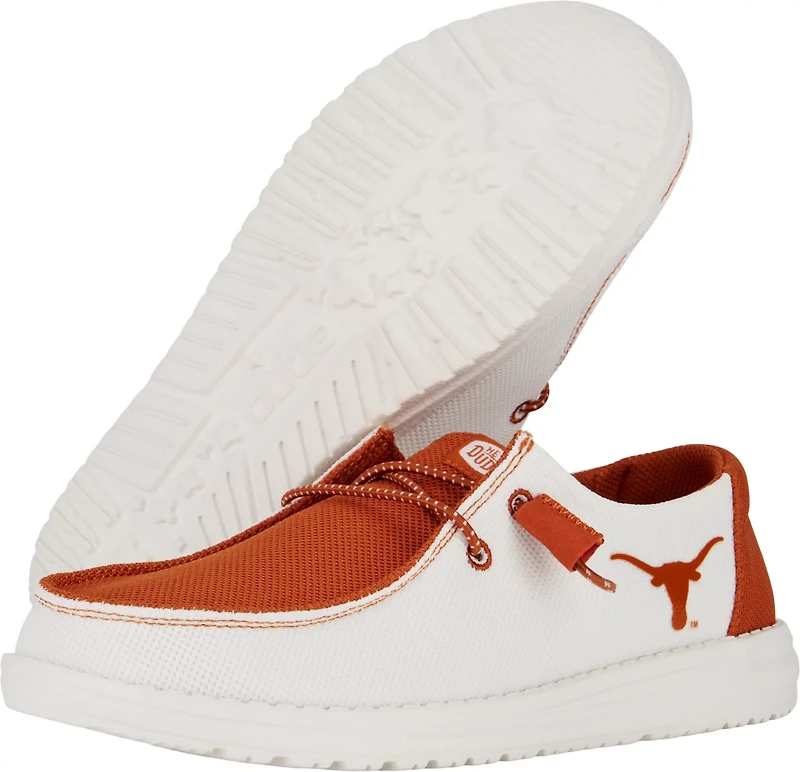 HEYDUDE Women's University of Texas Wendy Slip-On Shoes