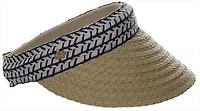 Cappelli Women's Rosso Straw Clip Visor