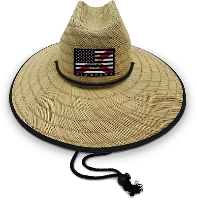 FLOGROWN Men's Flag Mashup Straw Hat