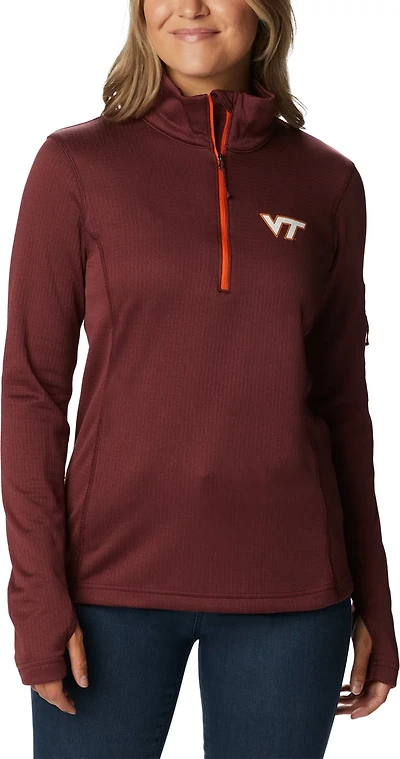 Columbia Sportswear Women's Virginia Tech Park View 1/2-Zip Fleece