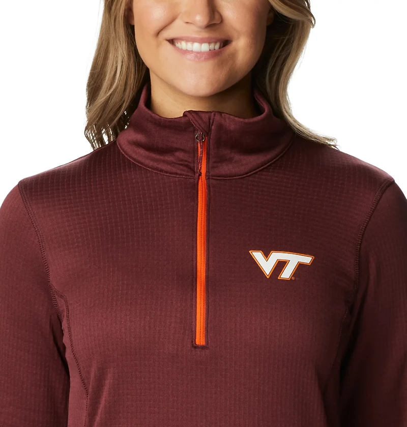 Columbia Sportswear Women's Virginia Tech Park View 1/2-Zip Fleece