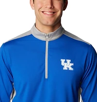 Columbia Sportswear Men's University of Kentucky Tech Trail 1/4 Zip Sweatshirt