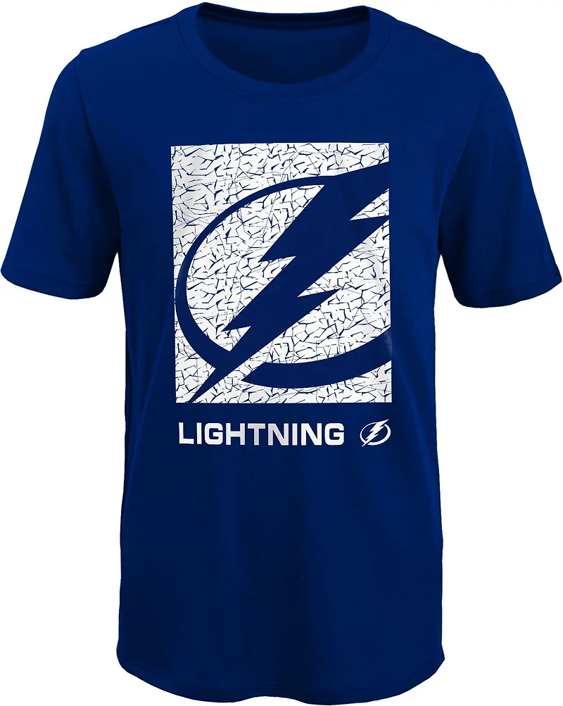 Outerstuff Boys' Tampa Bay Lightning Saucer Pass Ultra T-shirt