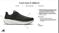 New Balance Men's Fresh Foam X 1080v13 Running Shoes