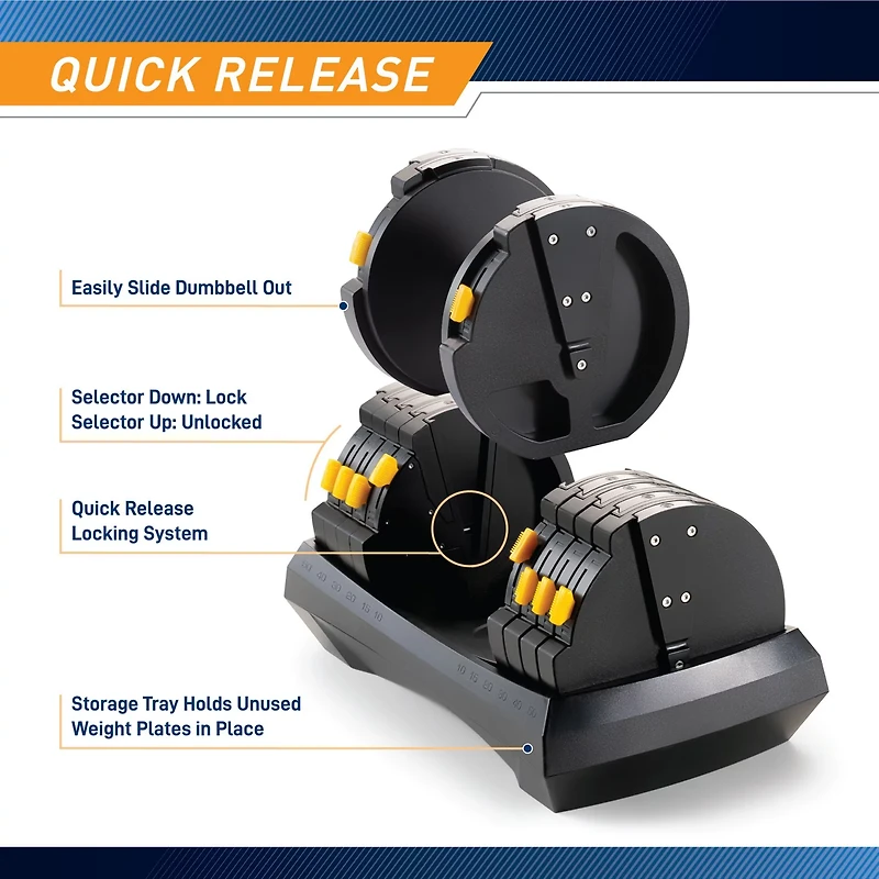 Marcy 6-in-1 Adjustable Dumbbell System