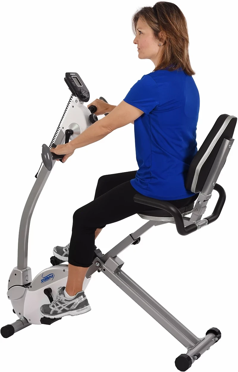 Stamina Recumbent Exercise Bike with Upper Body Exerciser