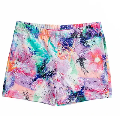 Rainbeau Moves Girls' Floral Print Shorts