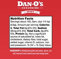 Dan-O's 3.5 oz Spicy Seasoning