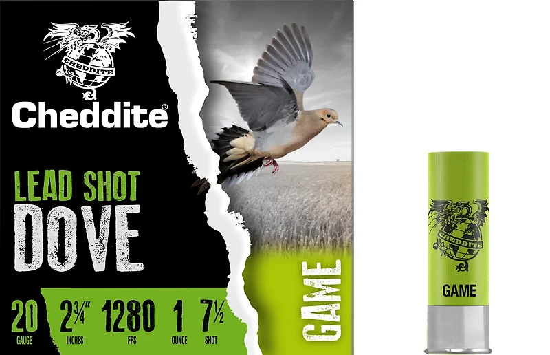 Cheddite Dove and Quail 20 Gauge Shotshells 25-Round