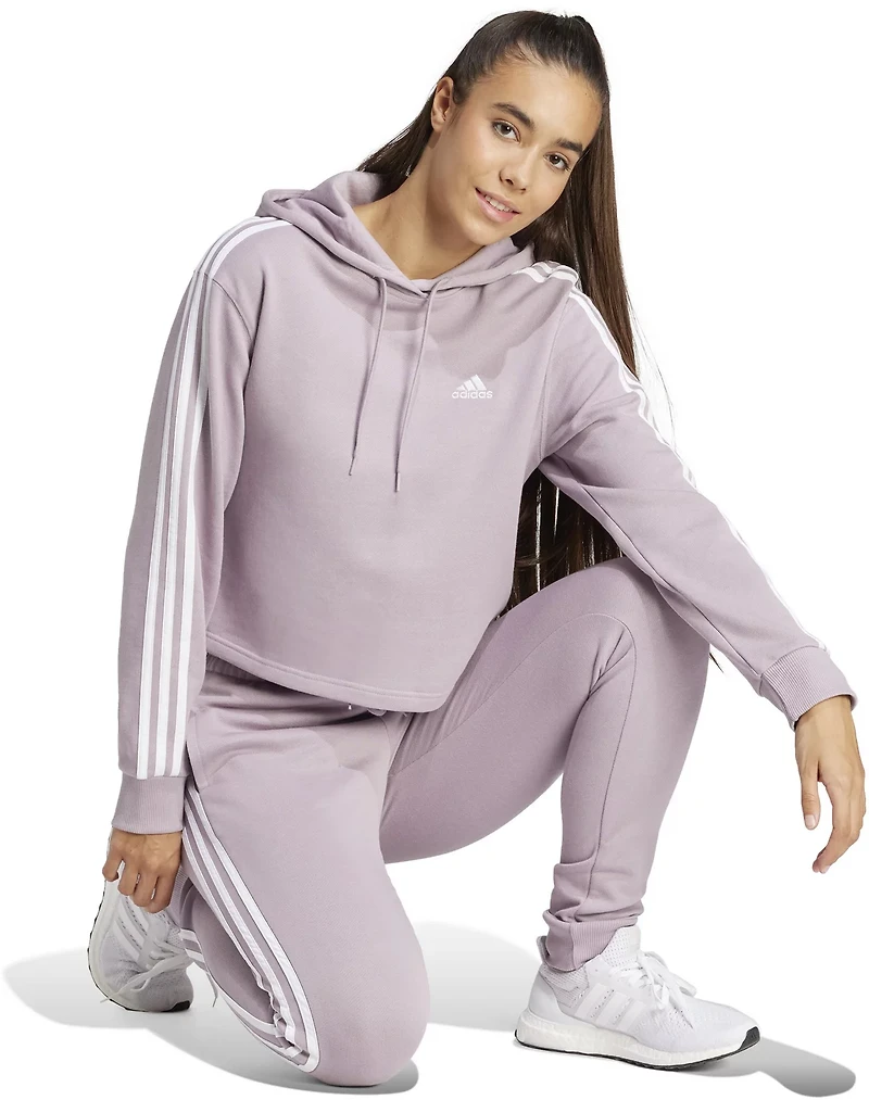 adidas Women's 3S French Terry Cuffed Pants