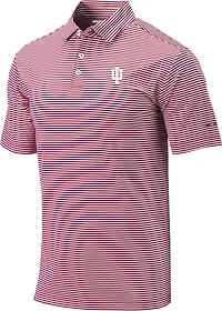 Columbia Sportswear Men's Indiana University Club Invite Stripe Polo Shirt