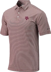 Columbia Sportswear Men's Texas A&M University Club Invite Stripe Polo Shirt