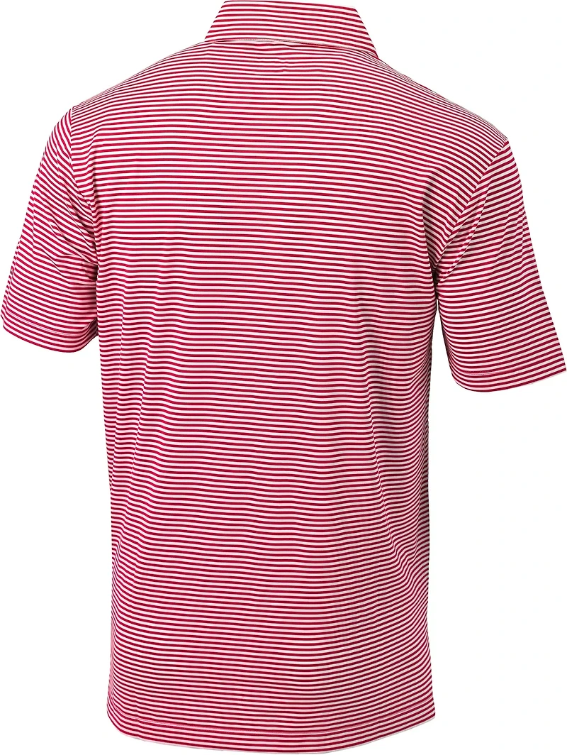 Columbia Sportswear Men's University of Mississippi Club Invite Stripe Polo Shirt