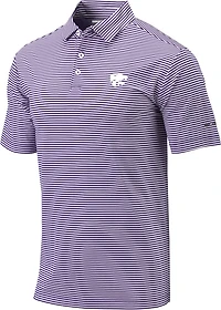 Columbia Sportswear Men's Kansas State University Club Invite Stripe Polo Shirt