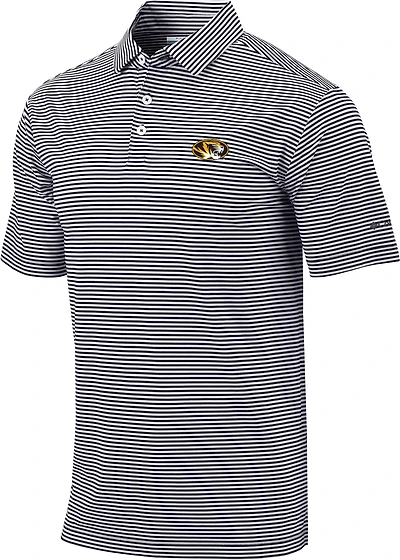 Columbia Sportswear Men's University of Missouri Club Invite Stripe Polo Shirt