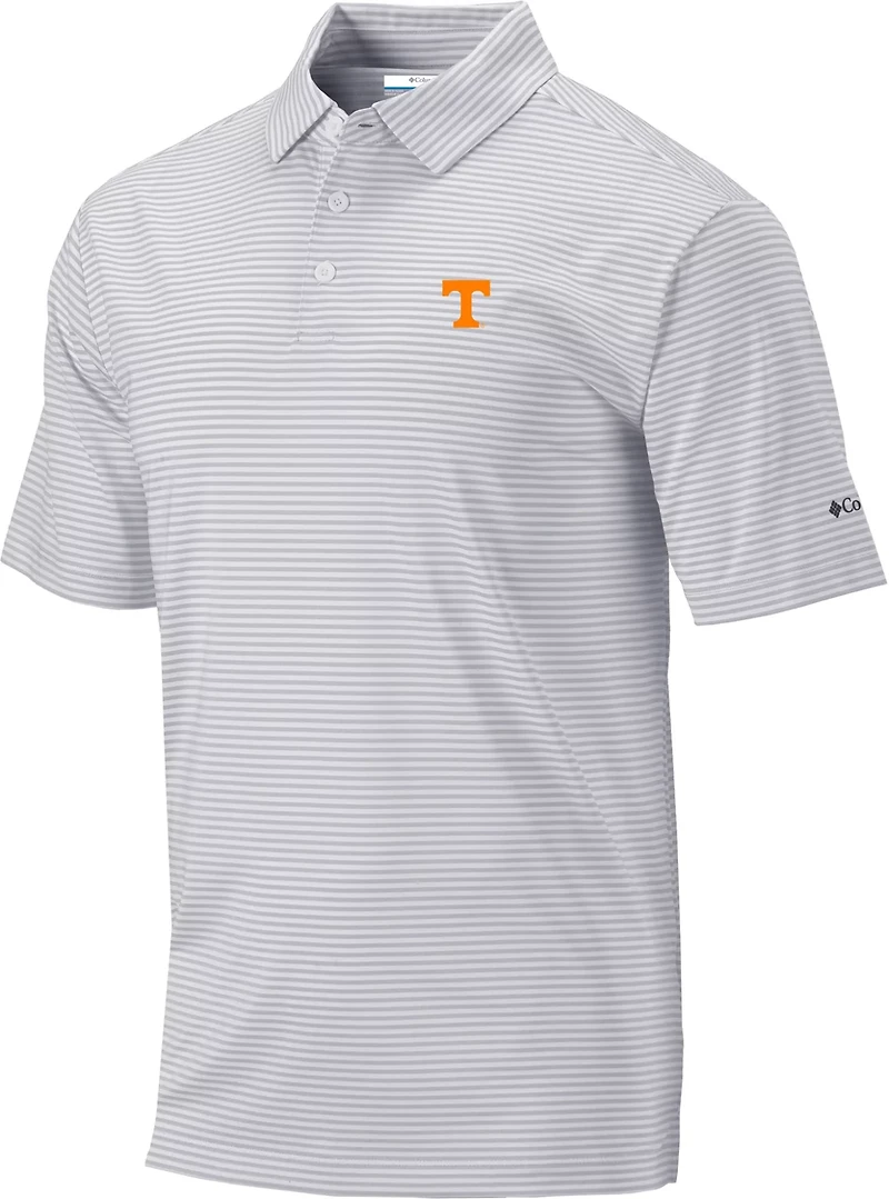 Columbia Sportswear Men's University of Tennessee Club Invite Stripe Polo Shirt
