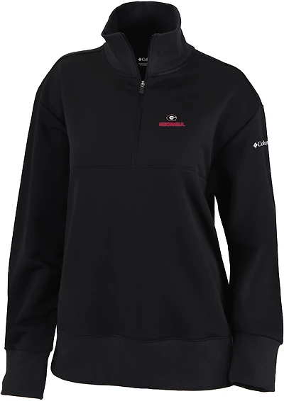 Columbia Sportswear Women's University of Georgia Birchwood Hills 1/4 Zip Jacket