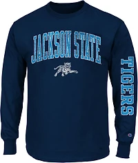 Champion Men's Jackson State University Big & Tall Team Arch Long Sleeve T-shirt