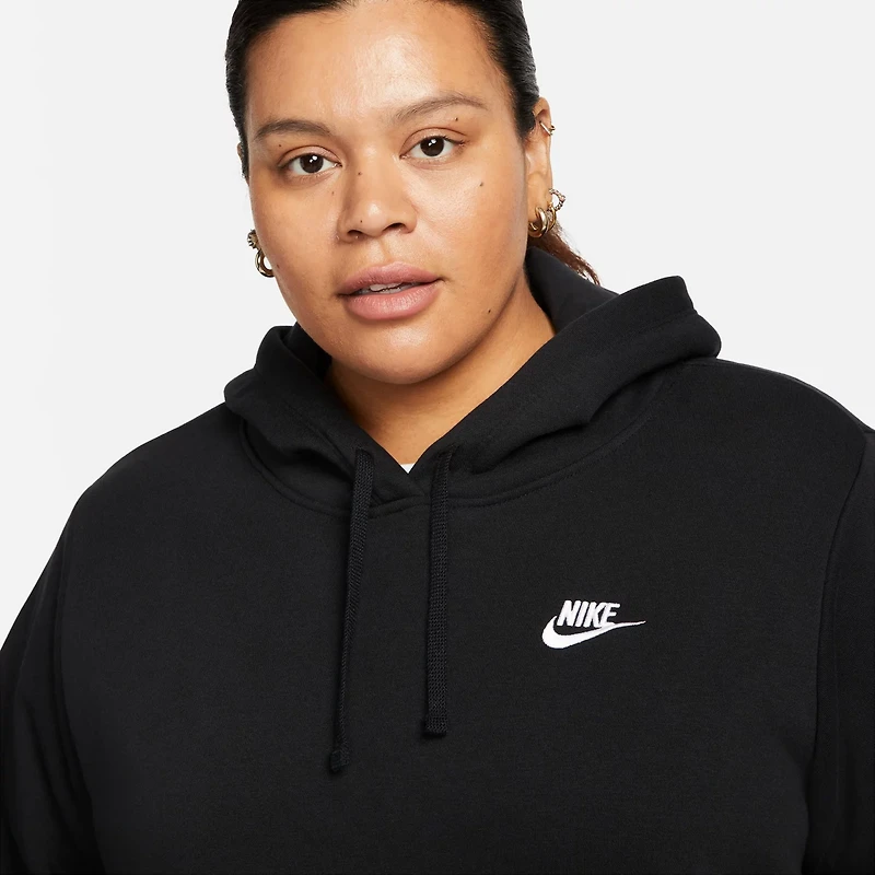 Nike Women's Plus Club Fleece Pullover Hoodie