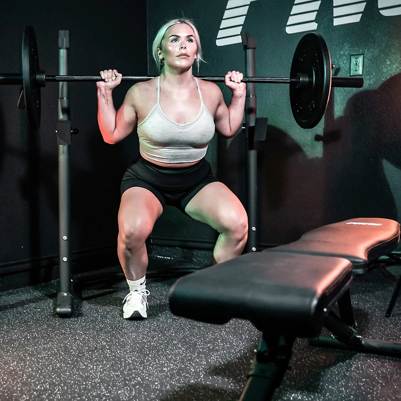 PRTCZ Olympic Weight Bench with Rack