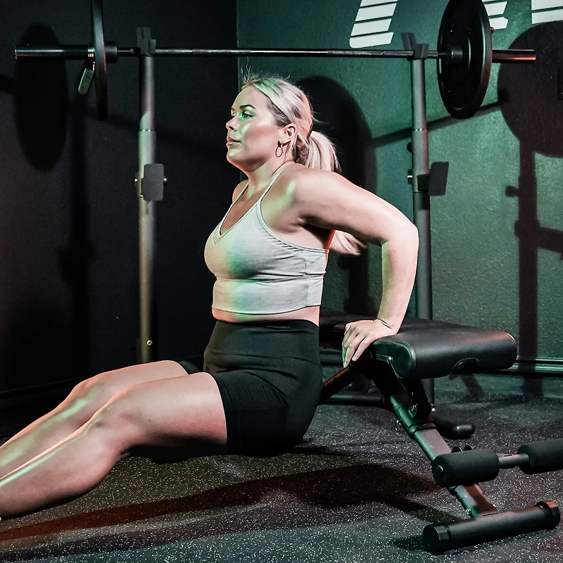 PRTCZ Olympic Weight Bench with Rack