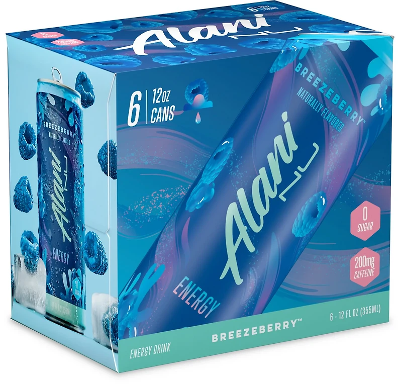 Alani Nu Energy RTD Breezeberry 6-Pack