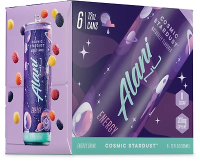 Alani Nu Energy RTD Cosmic Stardust 6-Pack
