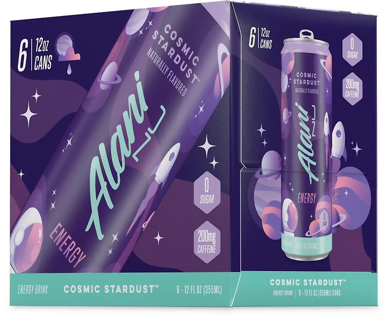 Alani Nu Energy RTD Cosmic Stardust 6-Pack
