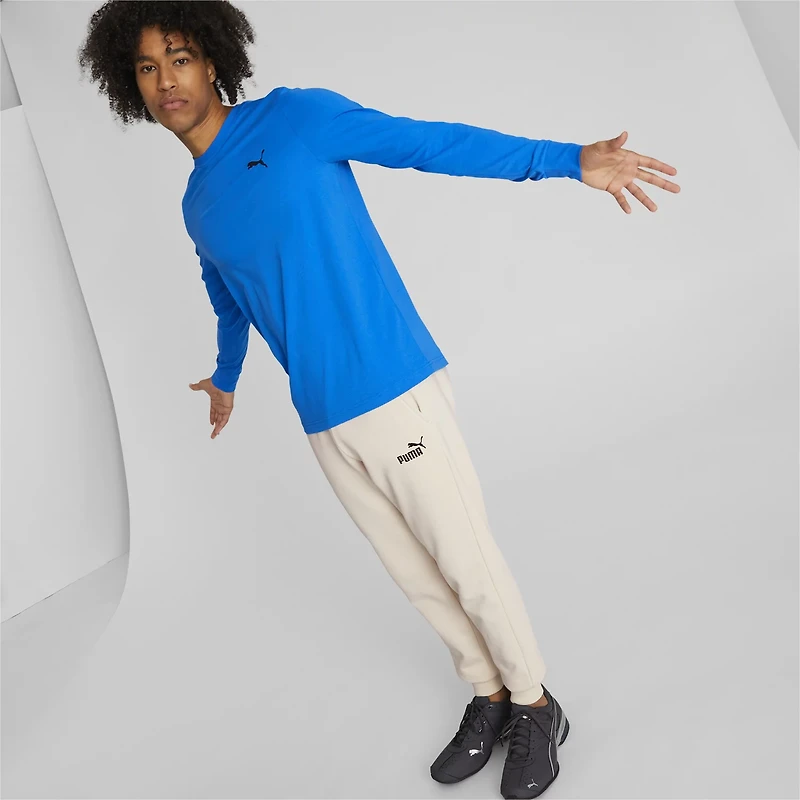 PUMA Men's Essential+ Embroidery Logo Fleece Sweatpants
