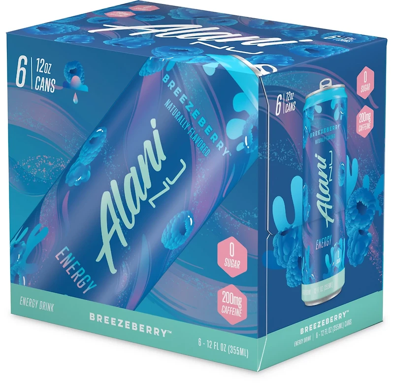 Alani Nu Energy RTD Breezeberry 6-Pack