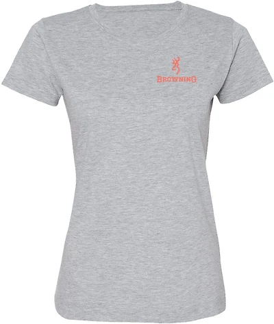 Browning Women's Camo Diamond Buckmark Short Sleeve T-shirt