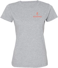 Browning Women's Camo Diamond Buckmark Short Sleeve T-shirt