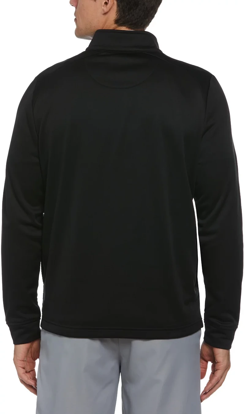 Callaway Men's Ottoman 1/4-Zip Striped Long Sleeve Golf Pullover Shirt