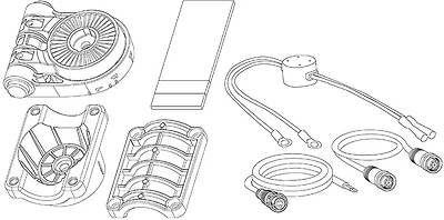 Humminbird MEGA Live Open Water Trolling Motor Adapter Kit
