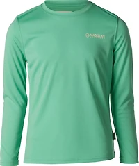 Magellan Outdoors Girls' Holiday Perf Crew Long Sleeve T-shirt