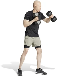 adidas Men's Gym+ Woven 2-in-1 Shorts