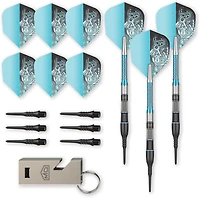 Dart World Piranha Soft Tip 90% Tungsten 18 Gram Dart Set