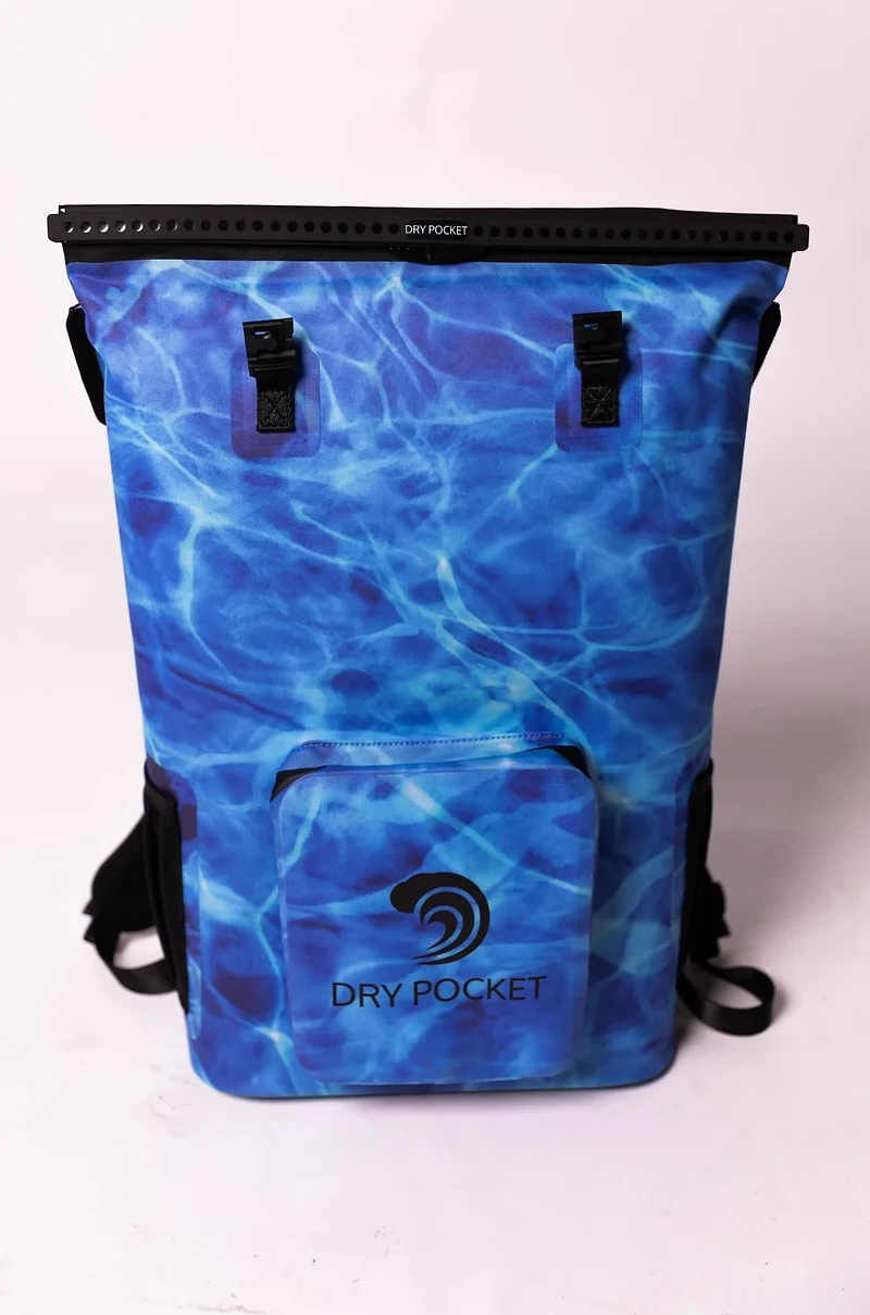 Dry Pocket Auto Sealing Double Lock Backpack Cooler